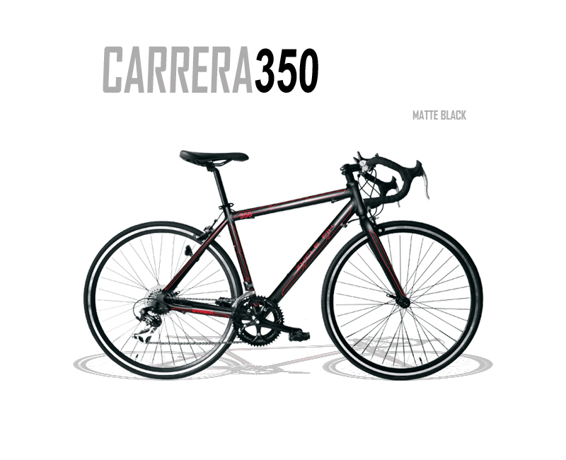 matte black carrera bike